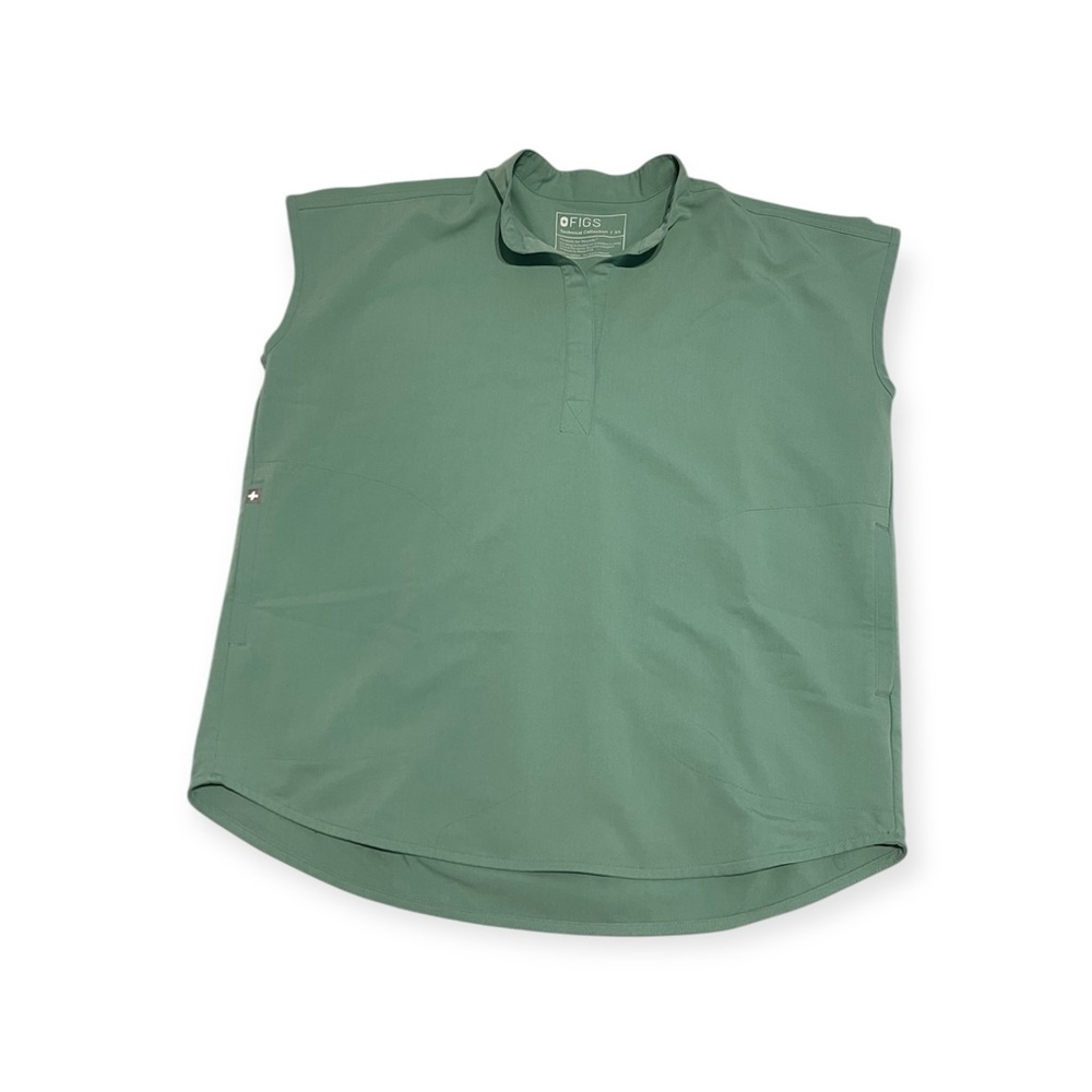 FIGS Rafaela Oversized Scrub Top | Color Jade | XS